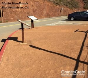 Pedestrian walkway at Marin Headlands